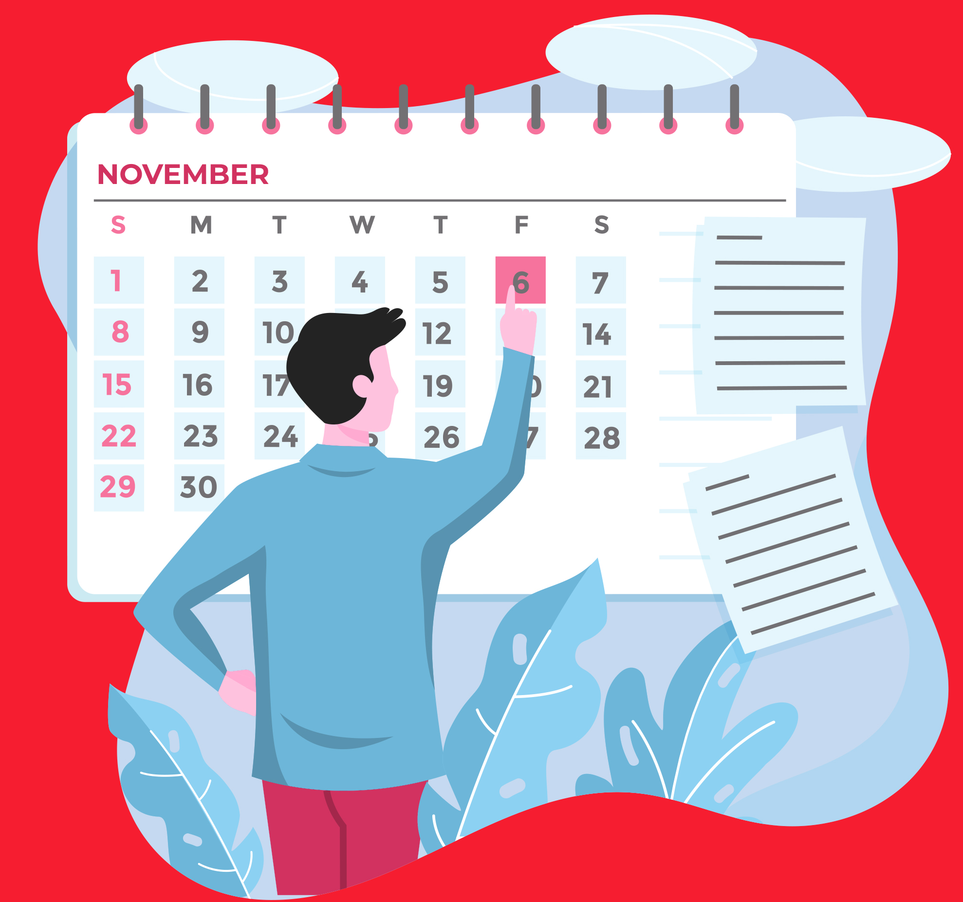 Calendario contenidos email marketing